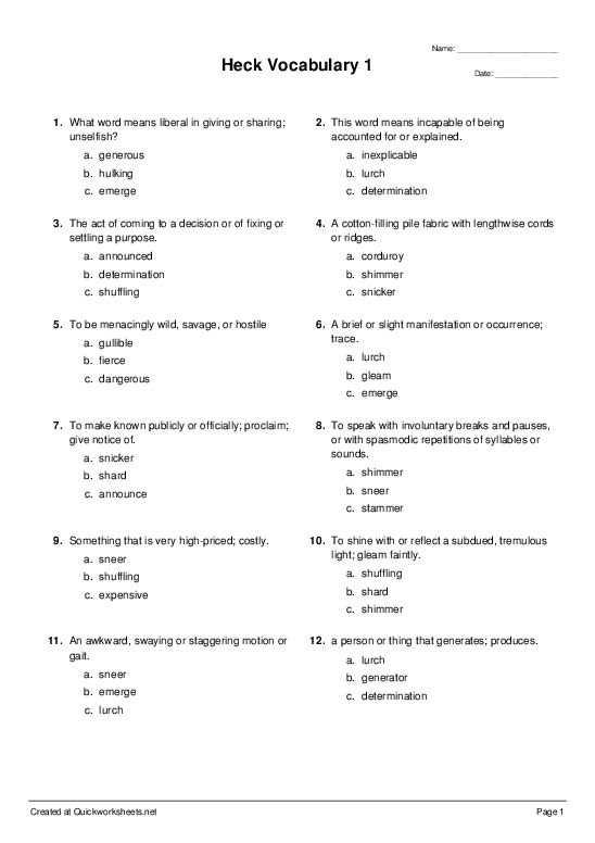 Shared Worksheet Thumbnail