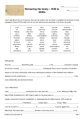 Shared Cloze Test Worksheets