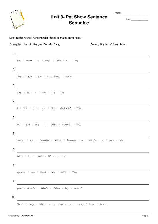 Shared Worksheet Thumbnail