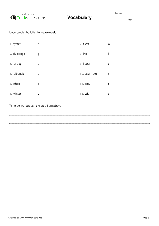 Shared Worksheet Thumbnail