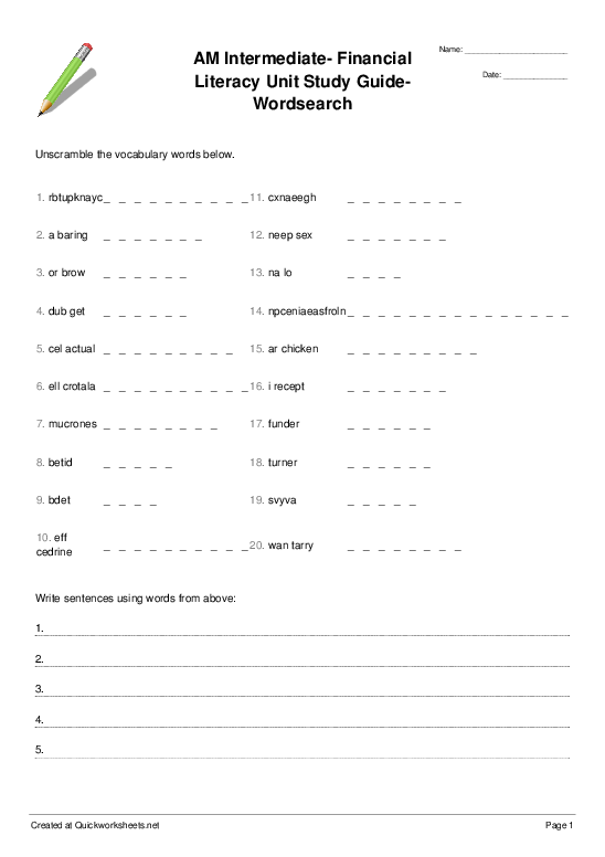 Business English Worksheets - 15 Worksheets.com