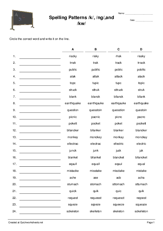 WORD FAMILIES Worksheets