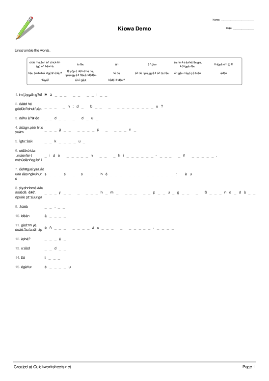 Shared Worksheet Thumbnail