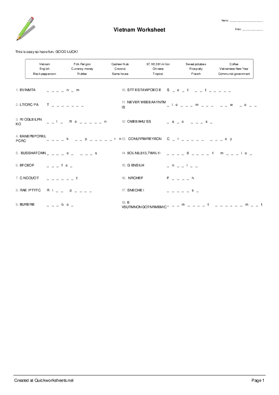 Shared Worksheet Thumbnail