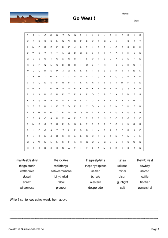 go-west-wordsearch-quickworksheets