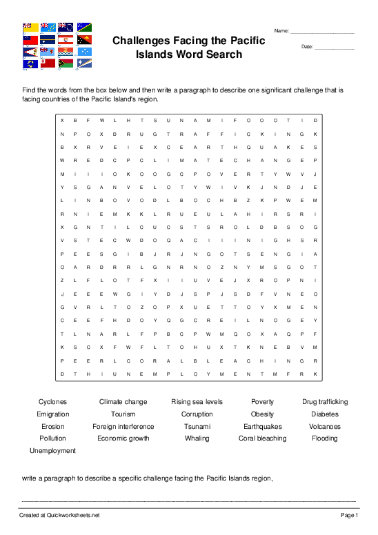 natural disasters worksheets