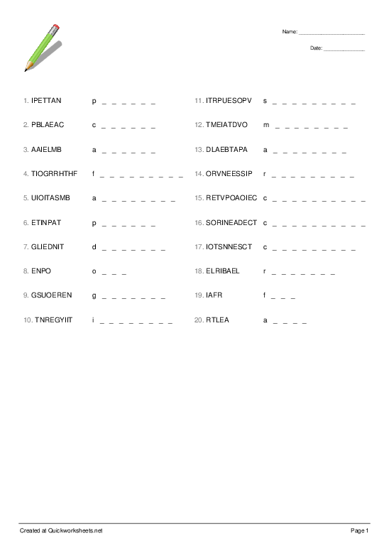 Shared Worksheet Thumbnail
