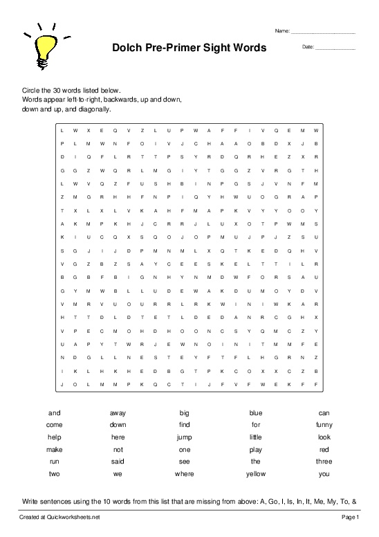 Shared Worksheet Thumbnail