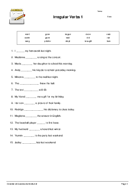 Shared Worksheet Thumbnail