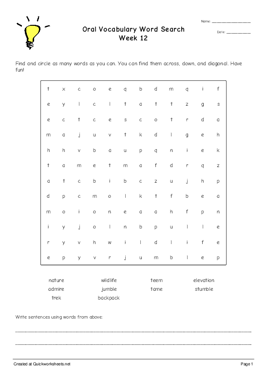 Shared Worksheet Thumbnail