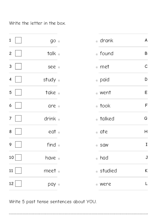 Shared Matching Pairs Worksheet Worksheets