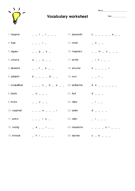 Shared Worksheet Thumbnail