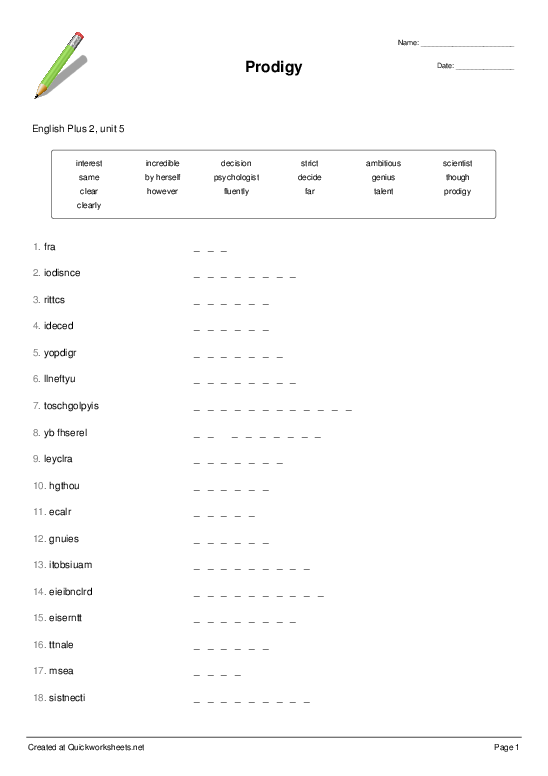 Shared Worksheet Thumbnail