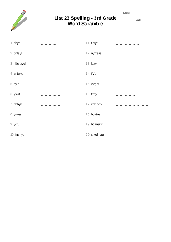 spelling-list-th-grade-word-scramble-worksheet-quickworksheets-hot