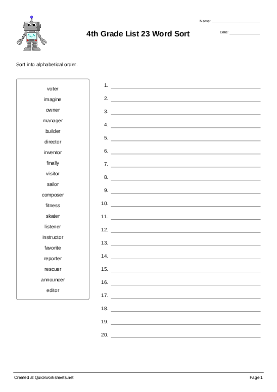 Shared Worksheet Thumbnail