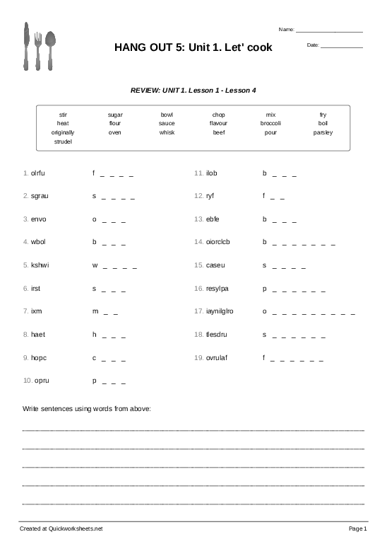 Shared Worksheet Thumbnail