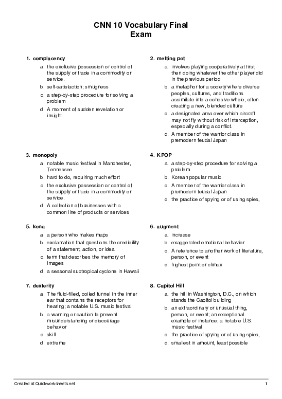 Shared Worksheet Thumbnail