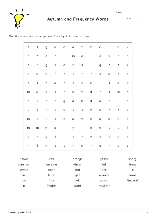 Shared Worksheet Thumbnail