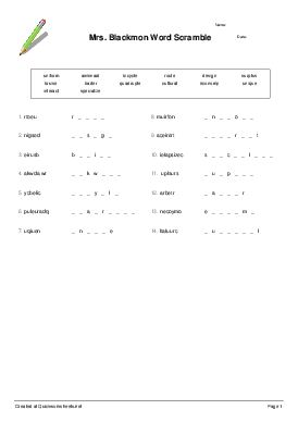 Shared Worksheet Thumbnail
