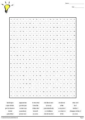 Untitled Worksheet - Wordsearch - Quickworksheets.net