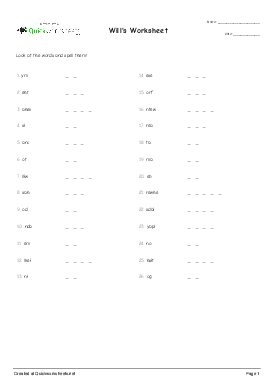Shared Worksheet Thumbnail