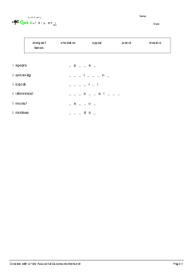 Shared Worksheet Thumbnail