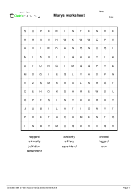 Shared Worksheet Thumbnail